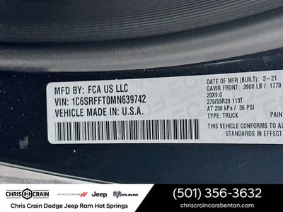 2021 RAM 1500 Big Horn/Lone Star