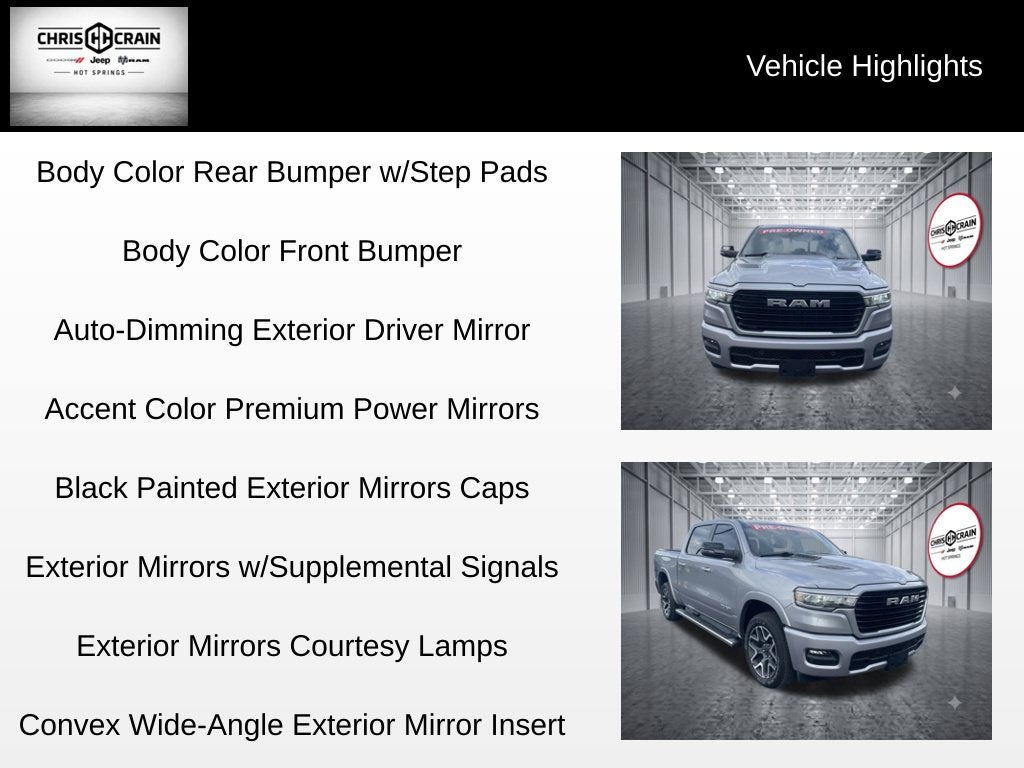 2025 RAM 1500 Laramie Crew Cab 4x4 5'7' Box