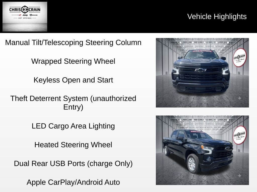 2026 Chevrolet Silverado 1500 4WD Crew Cab Short Bed RST