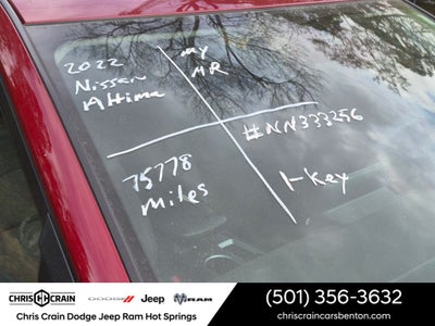 2022 Nissan Altima SV FWD