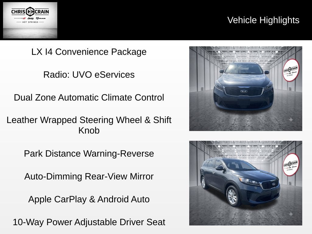 2020 Kia Sorento 2.4L LX