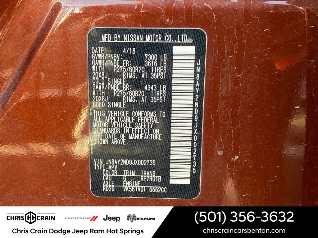 2018 Nissan Armada SL