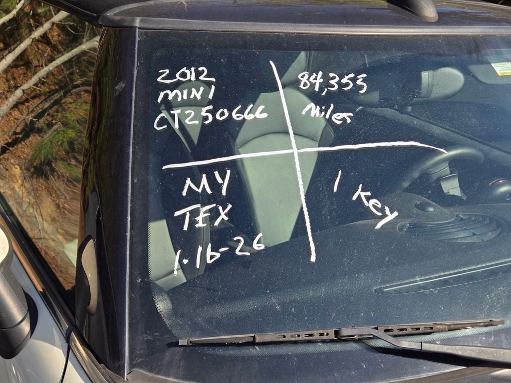 2012 MINI Convertible Cooper S