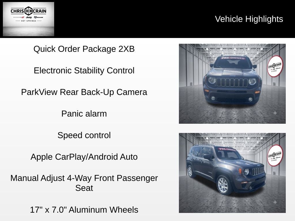 2019 Jeep Renegade Latitude FWD