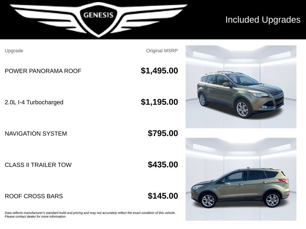 Used 2014 Ford Escape Titanium with VIN 1FMCU9J96EUB30492 for sale in Conway, AR