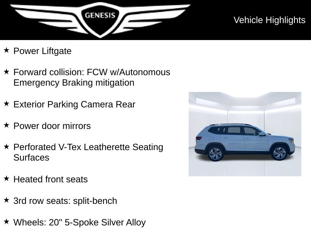 2021 Volkswagen Atlas 3.6L V6 SE w/Technology