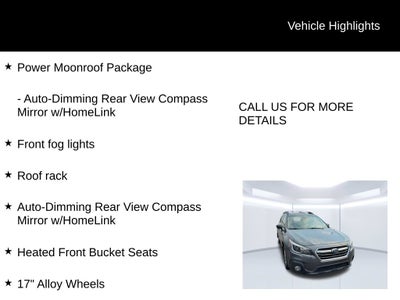 2019 Subaru Outback 2.5i Premium