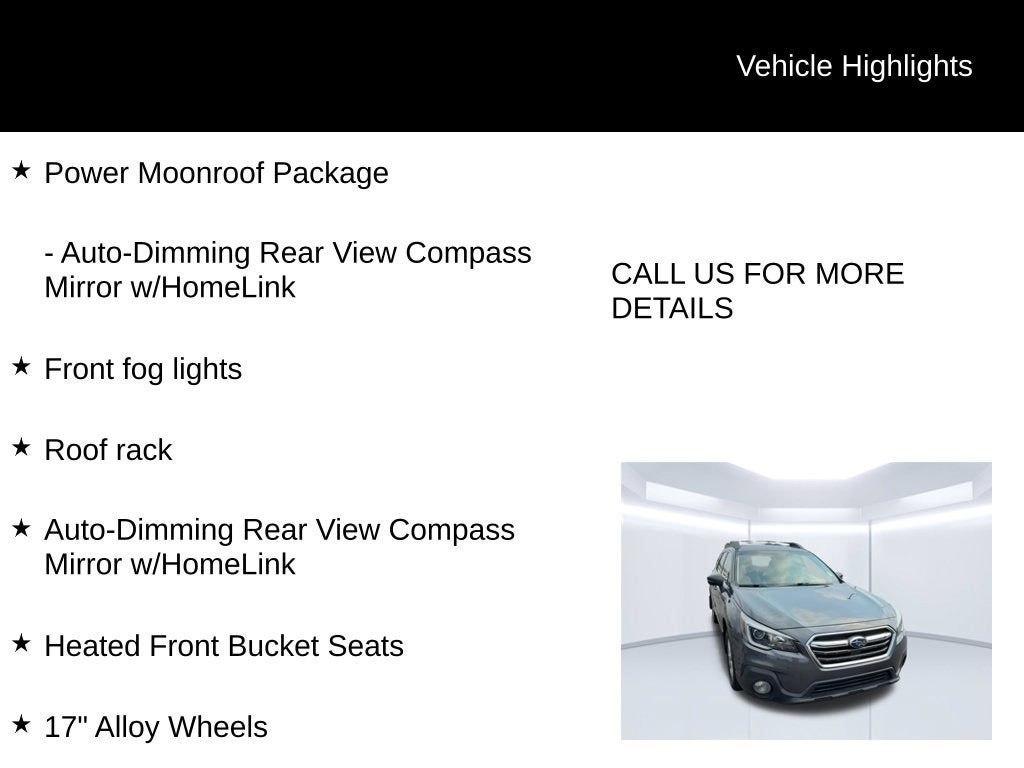 2019 Subaru Outback 2.5i Premium