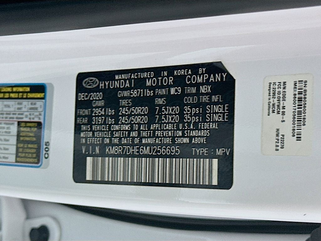 2021 Hyundai Palisade Calligraphy