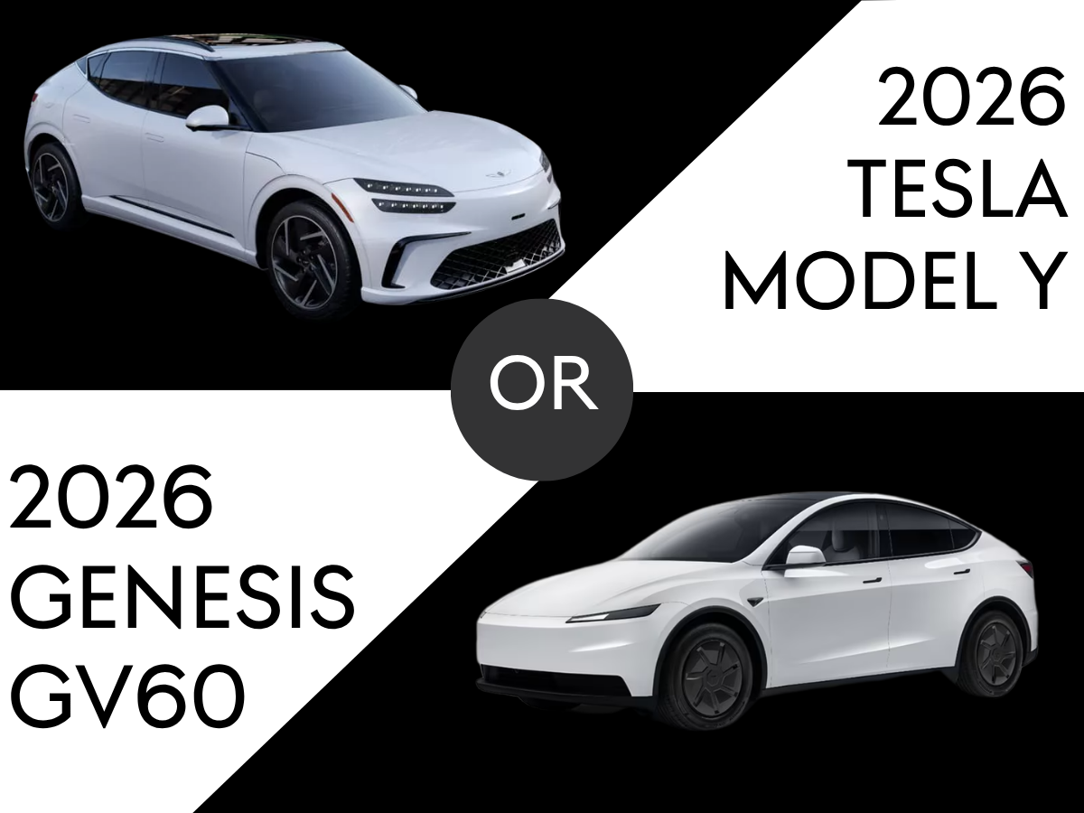2026 Genesis GV60 vs. 2026 Tesla Model Y