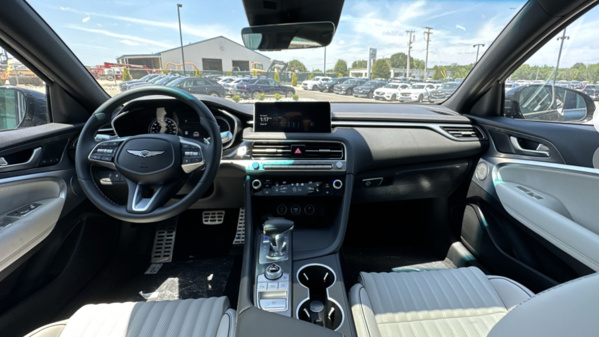 Interior View of the 2025 Genesis G70
