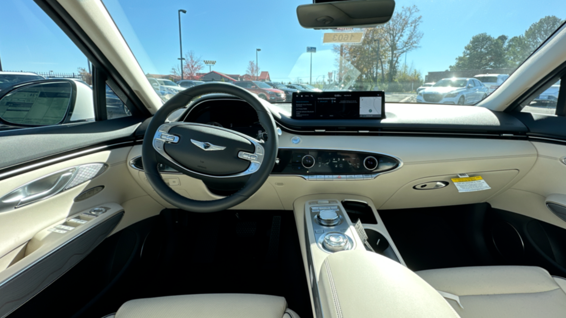 Interior View of the 2025 Genesis GV70
