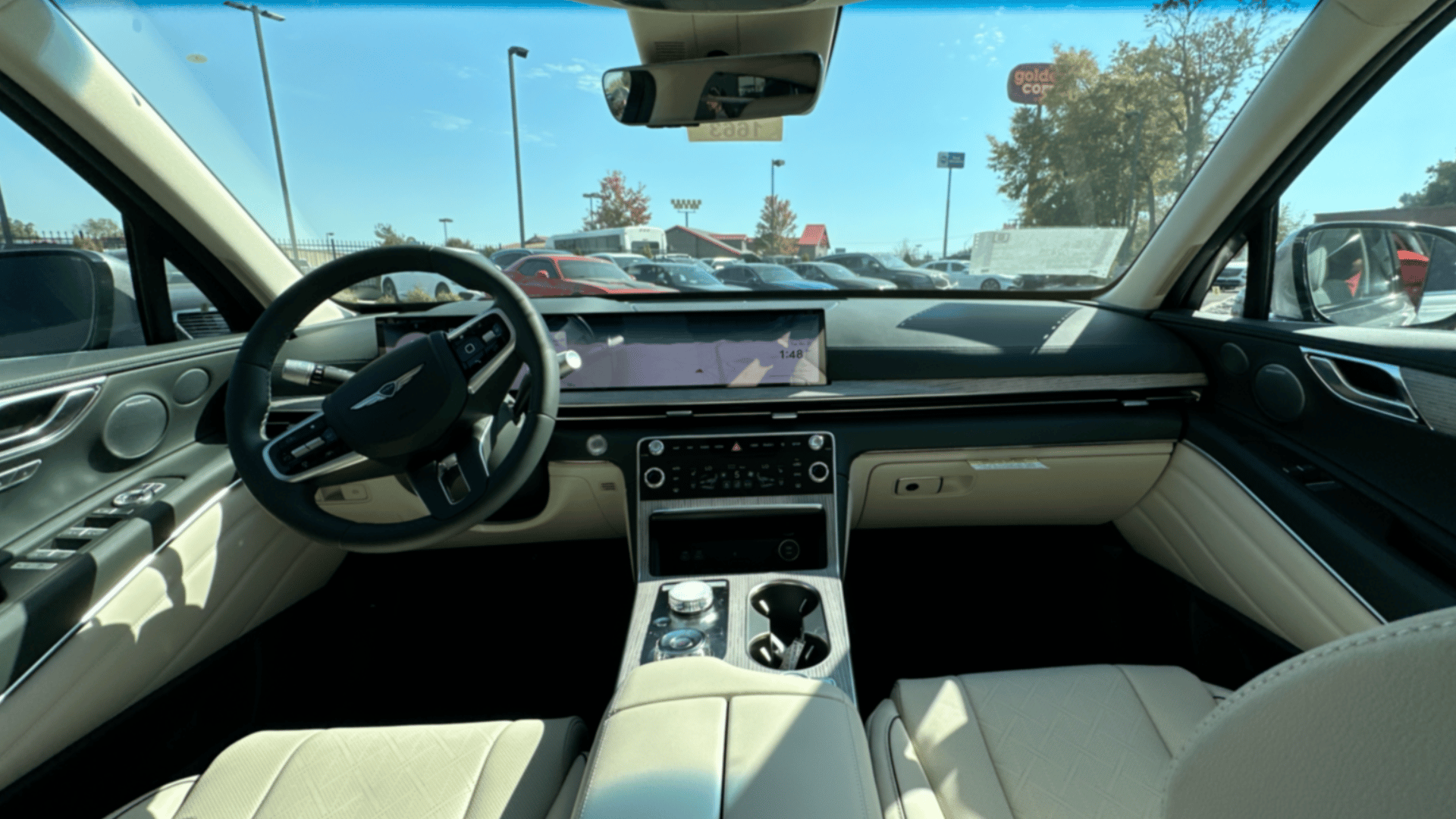 Interior View of the 2025 Genesis GV80