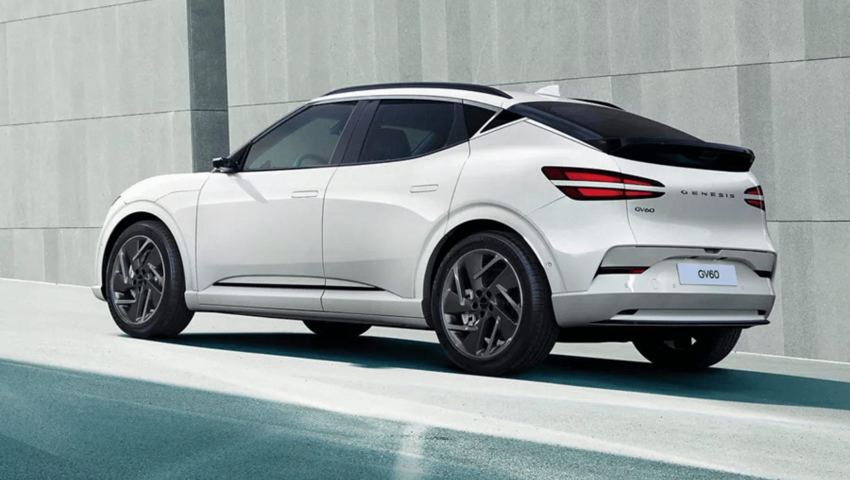 Back view of 2026 Genesis GV60 in Conway, AR