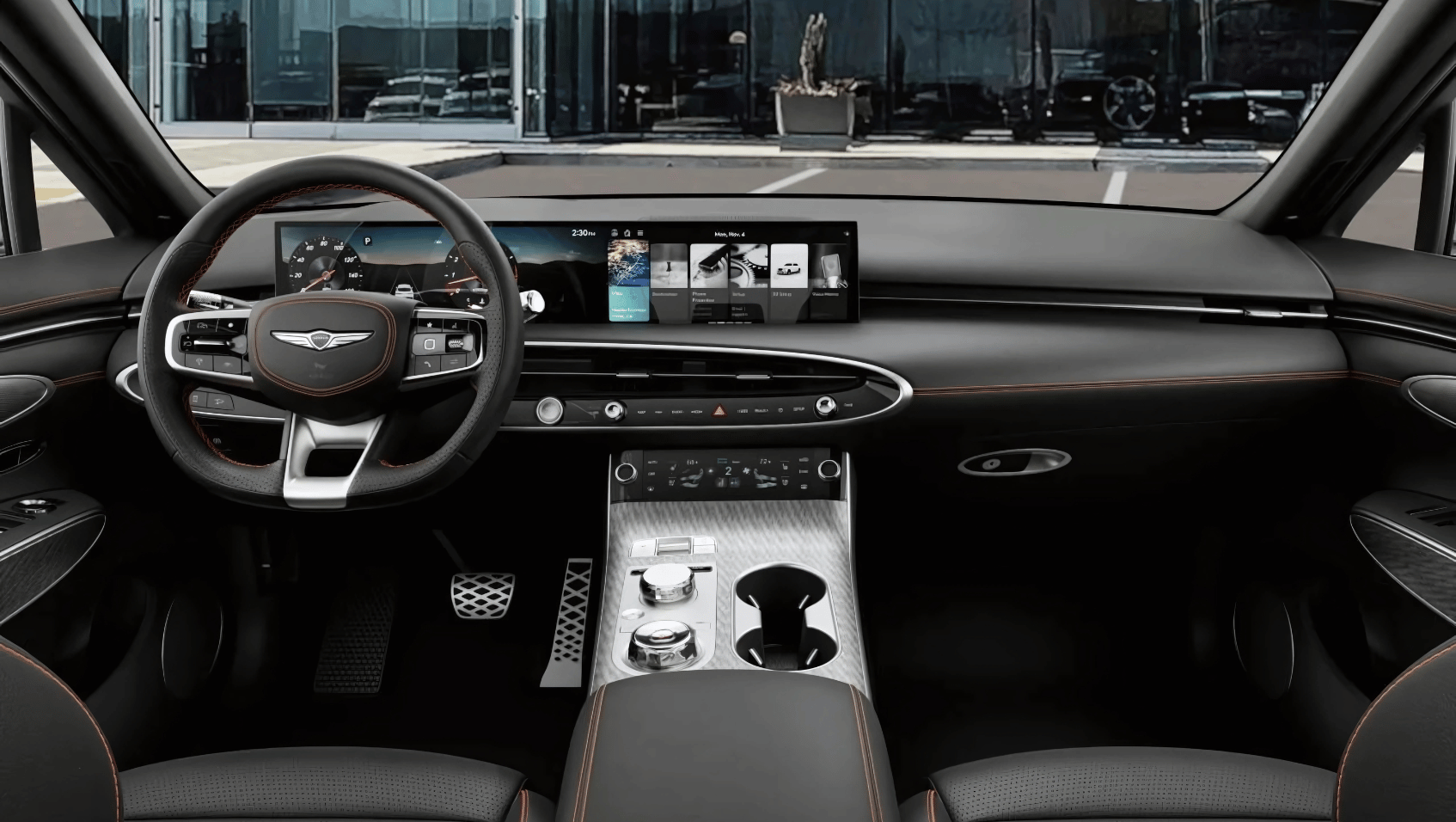 Interior view of 2026 Genesis GV70 in Conway, AR