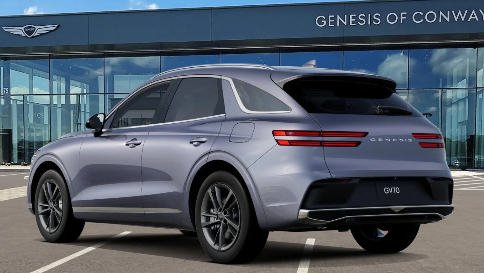 Rear view of the 2027 Genesis GV70 for Sale in Conway, AR